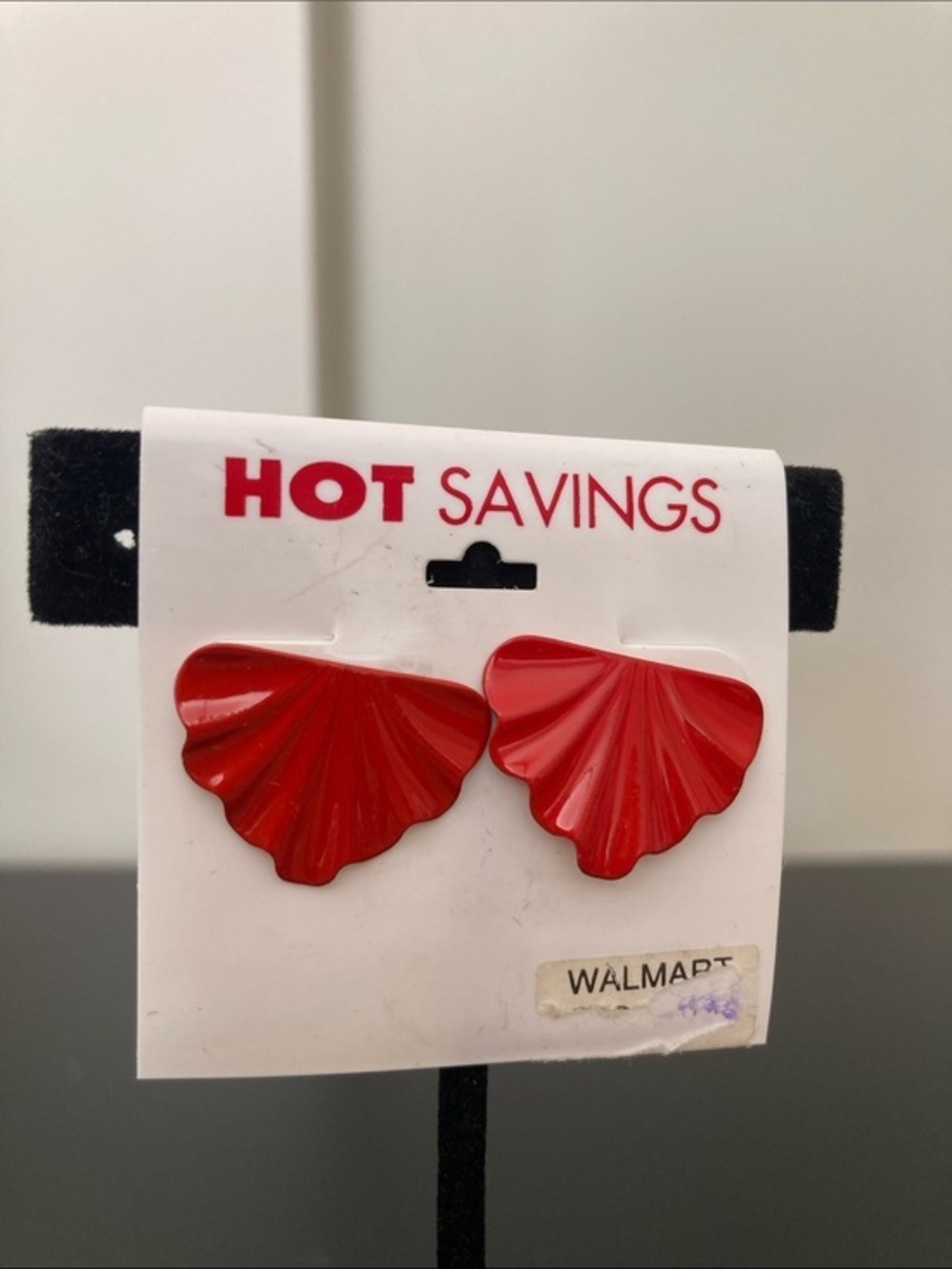 Hot Savings Red Fan-Shaped Hair Clips